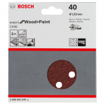 Bosch lihvpaber C430, 125 mm, 40 grit, 5 tk.