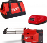 Universaalne tolmueemalduss&uuml;steem Milwaukee M12 UDEL-201B komplekt 12V 1 x 2Ah laadija + kott