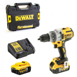 Dewalt akutrelli komplekt DCD991P2-QW, 18 V, 2 x 5 Ah, laadija + &uuml;mbris