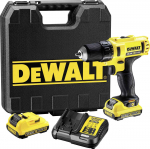 Dewalt akutrelli komplekt DCD710D2-QW , 10,8 V, 2 x 2 Ah, laadija + &uuml;mbris