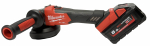 Akunurklihvmasin Milwaukee M18 FSAG125X-0X FUEL, 18 V, 125 mm + korpus