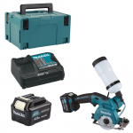 Akuketassaag klaasile, keraamika Makita (CC301DSMJ) komplekt, 10,8 V, 2 x 4 Ah, laadija + &uuml;mbris