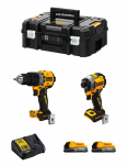 Dewalt akut&ouml;&ouml;riistade komplekt DCK2050E2T, 18V (2x1,7 Ah)