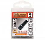 Kuus. sisemine ots 1/4'', 6x25 mm