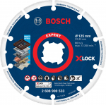 Teemantl&otilde;ikeketas malmile ja metallile Bosch, X-Lock, 125 x 22,23 mm, 1 tk.