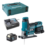 Makita JV102DSMJ juhtmeta puslekomplekt, 10,8 V, 2 x 4 Ah, laadija + &uuml;mbris