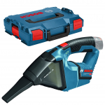 Juhtmeta manuaalne tolmuimeja Bosch GAS 12 V + korpus L-Boxx 102 (ilma aku ja laadijata)