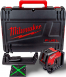 Juhtmeta p&otilde;iklasernivoo Milwaukee M12 CLLP-0C, roheline, 12 V + &uuml;mbris (ilma aku ja laadijata)