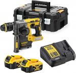 Dewalt akutrelli komplekt DCH274P2T , 2,1 J, 18 V, 2 x 5 Ah, laadija + &uuml;mbris