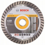 Universaalne teemantl&otilde;ikeketas ehitusele Bosch Standard Turbo, 150 x 22,23 x 2,5 mm, 1 tk.