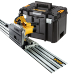 Dewalti elektriline s&uuml;visaag (DWS520KTR-QS), 165 mm, 1300 W + juhtjoonlaud (DWS5022), 1,5 m