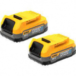 Dewalt 2 akukomplekt PowerStack DCBP034E2, 18V (2 x 1,7 Ah)