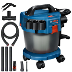 Juhtmeta tolmuimeja Bosch GAS 18V-10 L + otsikud (ilma aku ja laadijata)