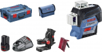 Juhtmeta lineaarnivoo Bosch GLL 3-80 C (0601063R02) komplekt, 12 V, 2 Ah, laadija, &uuml;mbris + lisad