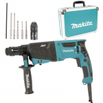 Elektriline perforaator Makita HR2631FT13, 800 W + puurikomplekt + &uuml;mbris