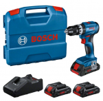 Boschi juhtmeta l&ouml;&ouml;kdraiveri komplekt GSB 18V-45 + 3 x 4,0 Ah ProCORE