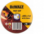 Dewalt metalli l&otilde;ikeketaste komplekt DT3507, 125 mm, 10 tk