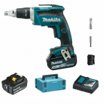 Makita DFS452RTJ akutrelli komplekt, 18 V, 2 x 5 Ah, laadija + &uuml;mbris