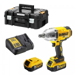 Dewalt juhtmeta l&ouml;&ouml;kpeakomplekt DCF899P2, 18 V, 2 x 5 Ah, laadija + &uuml;mbris