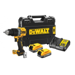 Dewalt akul&ouml;&ouml;ktrellide komplekt DCD805E2T, (2x1,7ah + laadija + &uuml;mbris), 18 V