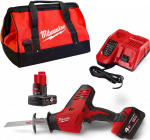 Juhtmeta kolbsaag Milwaukee C18 HZ-402B komplekt, 18V, 2 x 4Ah, laadija + kott