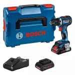 Akutrell Bosch GSR 18V-90 C (+2x akut + laadija + &uuml;mbris L-Boxx 136)
