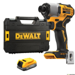 Dewalt l&ouml;&ouml;kkruvikeerajate komplekt DCF840E1T-XJ, (1,7 ah aku + &uuml;mbris), 18 V