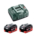 Akude komplekt 2 x 5,5 Ah, 18 V ja laadija ASC 145 Metabo Basic (685122000)