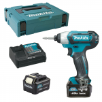Makita juhtmeta l&ouml;&ouml;kdraiveri (TD110DSAJ) komplekt, 10,8 V, 2 x 4 Ah, laadija + &uuml;mbris