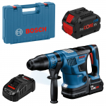 Akutrell Bosch GBH 18V-36 C Biturbo komplekt, SDS max, 18 V, 2 x 8 Ah, laadija, moodul + &uuml;mbris