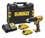 Dewalt akutrelli komplekt (DCD778D2T), 18 V, 2 x 2 Ah, laadija + &uuml;mbris