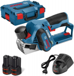 Juhtmeta h&ouml;&ouml;vel Bosch GHO 12V-20 komplekt, 12 V, 2 x 3,0 Ah, laadija + &uuml;mbris