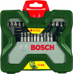 Trellide ja keerdotsikute komplekt Bosch X-Line (2607019613), 43 tk.