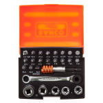 Keerdotsikute ja -peade komplekt Bahco (2058/S26), 1/4'', 26 tk.