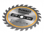 Puidust ketassaag DEWALT 115 mm, 24T