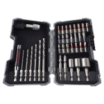 Boschi puuri- ja otsikukomplekt PRO metallile, 35 tk.