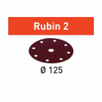 Festool lihvpaber Rubin 2 STF D125/8 P40 RU2/50 (50 tk.)