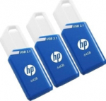 HP x755w Triple Pack, 64 GB, USB Typ-A, 3.2 Gen 1 (3.1 Gen 1), 75 MB/s, Dia, Blau, Wei&szlig;