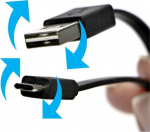 Kabel USB Neutralle USB-A - microUSB 0.3 m Czarny (NULL)