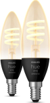 Philips Hue Warm-to-cool 4.6W Fil Candle E14 2pcs EU