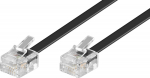 Wentronic Western cable 2xRJ11 modular plug 4 pin 1:1