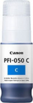 Canon PFI-050 C (5699C001) Ink Refill Bottle, Cyan