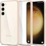 Kaitse&uuml;mbris Ultra Hybrid, Samsung Galaxy S23, l&auml;bipaistev beeži &auml;&auml;rega, Spigen