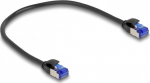 DELOCK RJ45 Netzwerkkabel Cat.6A S/FTP Slim 0.25 m schwarz