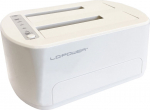 LC-Power Dockingstation USB 3.2 2.5"/3.5" SATA/SSD (White)