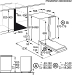 AEG FSB64907Z 6000-sarjan astianpesukone, to be integrated