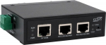 Exsys Ethernet zu 2x Seriell RS-232/422/485 with.DIN-Rail Kit - Ethernet - RS-232