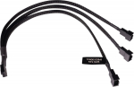 Alphacool Y-Splitter 4-Pin auf 3x 4-Pin PWM 30cm - schwarz