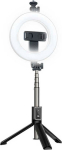 XO ringvalgusti SS12 LED 95cm + statiiv, must