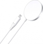 Magnetic Wireless Charger CHOETECH, 15W, iPhone 14, white